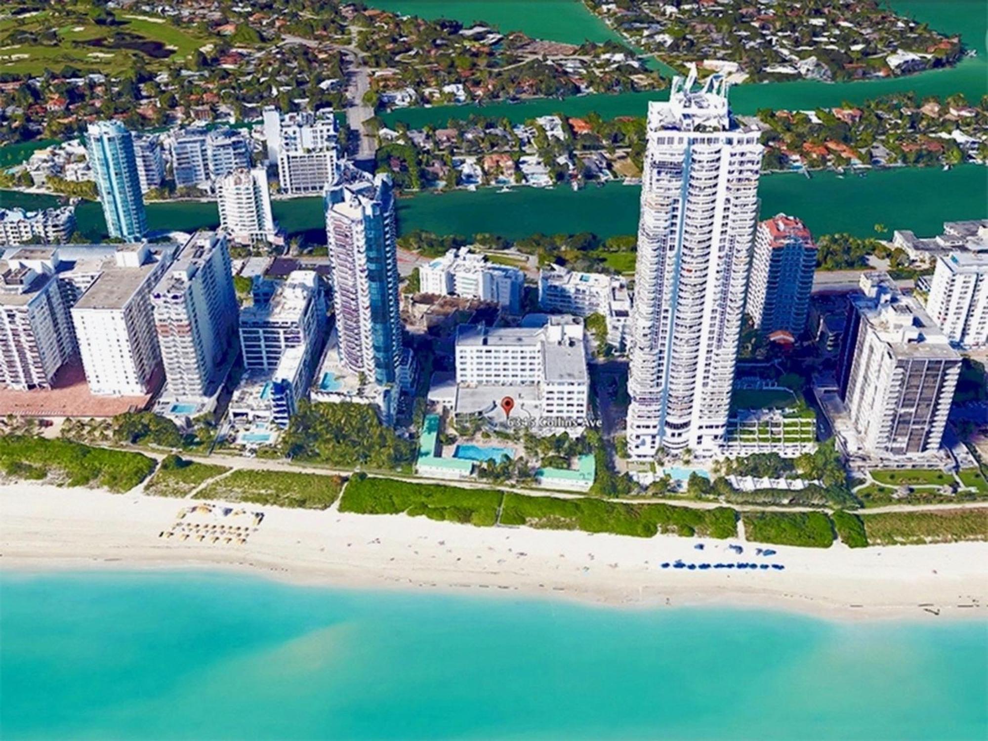 Directly On The Beach With Pool & Ocean View マイアミビーチ エクステリア 写真